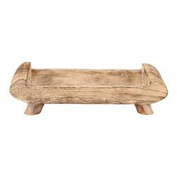 Vassoio Legno Paulonia h 10 cm l 40x15 cm