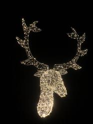 Testa Renna Luminosa h 86cm 1500 Led Outdoor