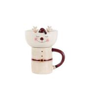 Tazza Renna Ceramica Vinaccia h 18 cm Ø 12 cm