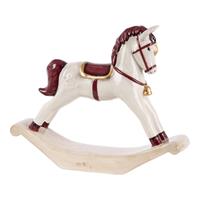 Cavallo A Dondolo Vinaccia h 26 cm l 31.5 cm