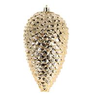 Decoro Pigna Plastica Oro Ø 10 cm h 19 cm