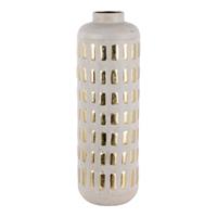 Vaso Metallo Crema h 50 cm Ø 16 cm