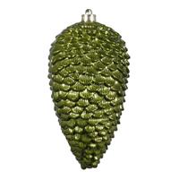 Decoro Pigna Plastica Verde Oliva Ø 10 cm h 25 cm