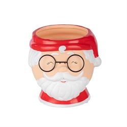 Caspo' Babbo Natale Ceramica h 12 cm Ø 12 cm