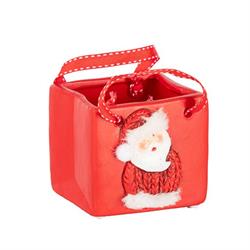 Cubo Ceramica C/Babbo Natale