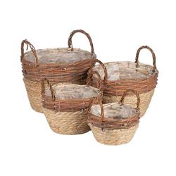 S/4 Caspo' C/Manici Gr. h 20 cm Ø 28cm