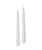 Candela Conica Cf 12 Pz Bianco h 30 cm Ø 2.2 cm