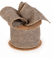 Nastro Tessuto Vela Beige h 2.5 cm l 10 mt