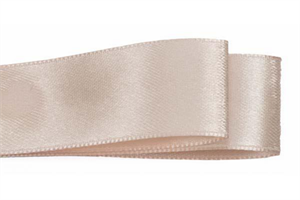 Nastro Doppio Raso Cipria h 1 cm l 50 mt