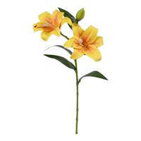 Ramo Lilium Real Touch Giallo h 68 cm
