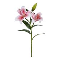 Ramo Lilium Real Touch Rosa h 68 cm