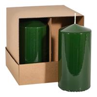Cero Laccato Verde Bosco h 15 cm Ø 7.5 cm