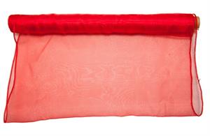 Bobina Organza Rosso h 48 cm l 10 yard
