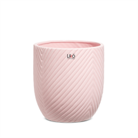 Caspo' Ceramica Saona Rosa h 14 cm Ø 13 cm