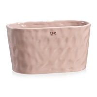 Vaso Ceramica Multipianta Missouri Rosa h 14 cm l 26 cm