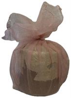 Sacchetto Grande Organza Glitter Rosa h 48 cm l 44 cm