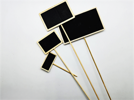 Pick Lavagnetta Legno Naturale h 30 cm l 7 cm Cf 4 Pz