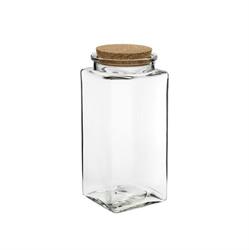 Terrarium Vetro Quadro C/Tappo Sughero