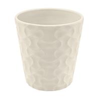 Vaso Orchidea Decor Avorio h 14 cm Ø 13 cm
