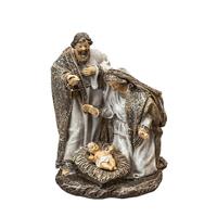 Nativita' Resina Tortora/Oro h 13 cm