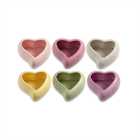 Vaso Ceramica Cuore Bowl Assortito h 5.5 cm Ø 12 cm