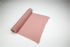 Runner Chiffon Rosa Antico h 26 cm l 3 mt