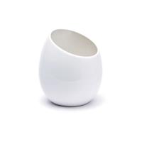 Caspo' Ceramica Tagliato Bianco h 22 cm Ø 17 cm