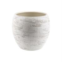 Caspo' Ceramica Rustico Bianco h 22 cm Ø 24 cm