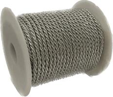 Cordoncino Argento h 3 mm l 25 mt