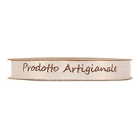 Nastro Satin Avorio Prodotto Artigianale h 1.5 cm l 20 mt