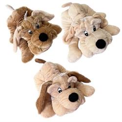 Peluche Cane Sdraiato Assortito h 25 cm