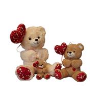 Peluche Orso C/Palloncino Assortito h 45 cm