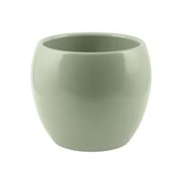 Sfera Ceramica Liscia Satin Salvia h 13 cm Ø 16 cm