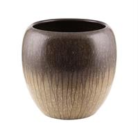 Vaso Ceramica Marrone h 18 cm Ø 20 cm