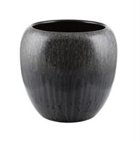 Vaso Ceramica Nero h 18 cm Ø 20 cm