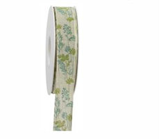 Nastro Cotone ST Erbe Aromatiche Verde h 2.5 cm l 18 mt