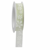 Nasto Organza ST Fiori Salvia h 2.5 cm l 18 mt