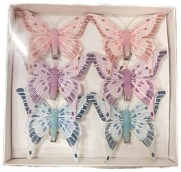 Farfalla C/Clip Assortito