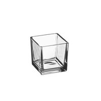 Cubo Vetro Trasparente h 6 cm Ø 6 cm