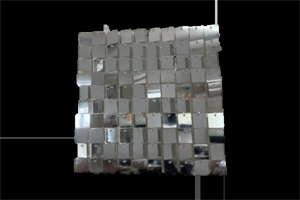 Pannello Laminato Per Parete Argento h 30 cm l 30 cm