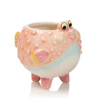 Caspo' Ceramica Pesce Palla Multicolor h 10 cm Ø 11 cm