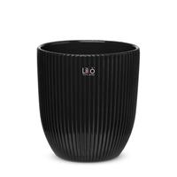 Caspo' Ceramica Yle Nero h 14 cm Ø 13 cm