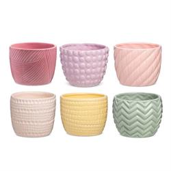 Caspo Ceramica Mixed Assortito h 10 cm Ø 12 cm