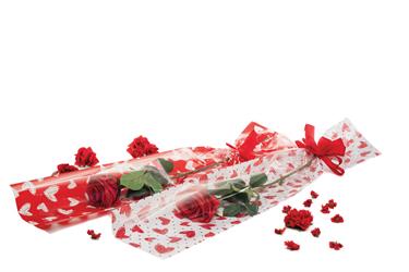 Spezzoni FP+ST Love Pois Rosso h 1 mt l 16 cm Cf 100 Pz