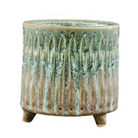 Caspo' Ceramica Etnicgreen Verde h 16 cm Ø 15 cm