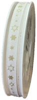 Nastro Tessuto ST Stellina Glitter Crema h 1 cm l 20 mt