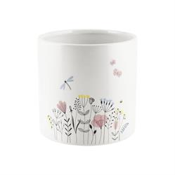 Cilindro Ceramica Bianco St Fiore h 13.5 cm Ø 13.5 cm