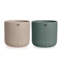 Caspo' Ceramica Persia Ass. Avorio Verde h 26 cm Ø 26 cm