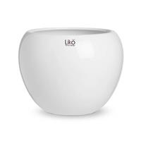 Sfera Ceramica Shine Bianco h 16 cm Ø 20 cm