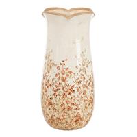 Vaso Ceramica Alto Bocca Ventaglio h 39 cm Ø 17.5 cm